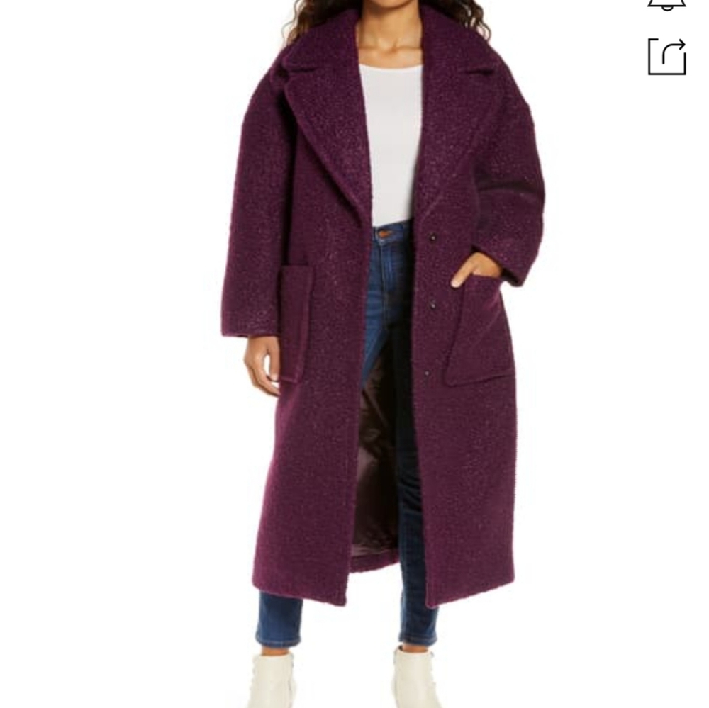 NEW UGG HATTIE TEDDY BEAR COAT